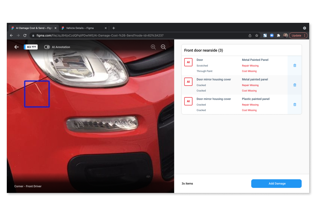 AI-Assisted Damage Inspection Tool