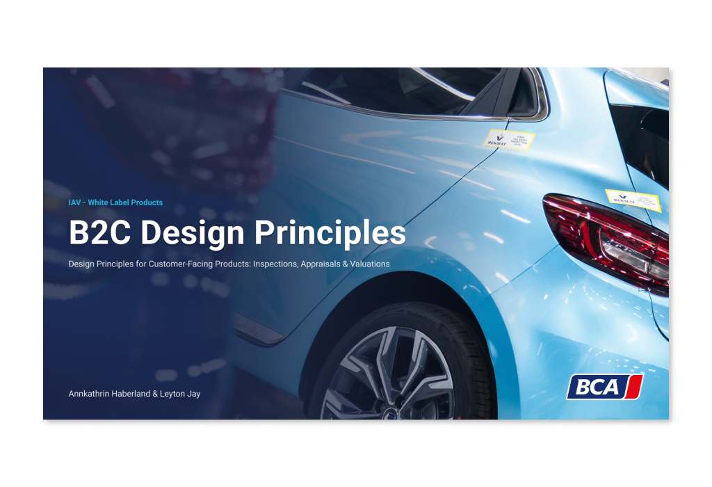 B2C Design Principles
